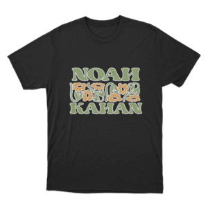 Floral Logo T Shirt Black