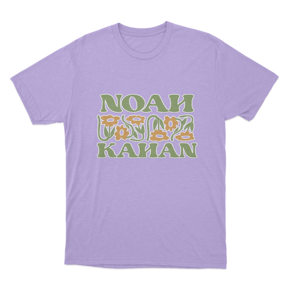 Floral Logo T Shirt Purple Floral Logo T Shirt Purple