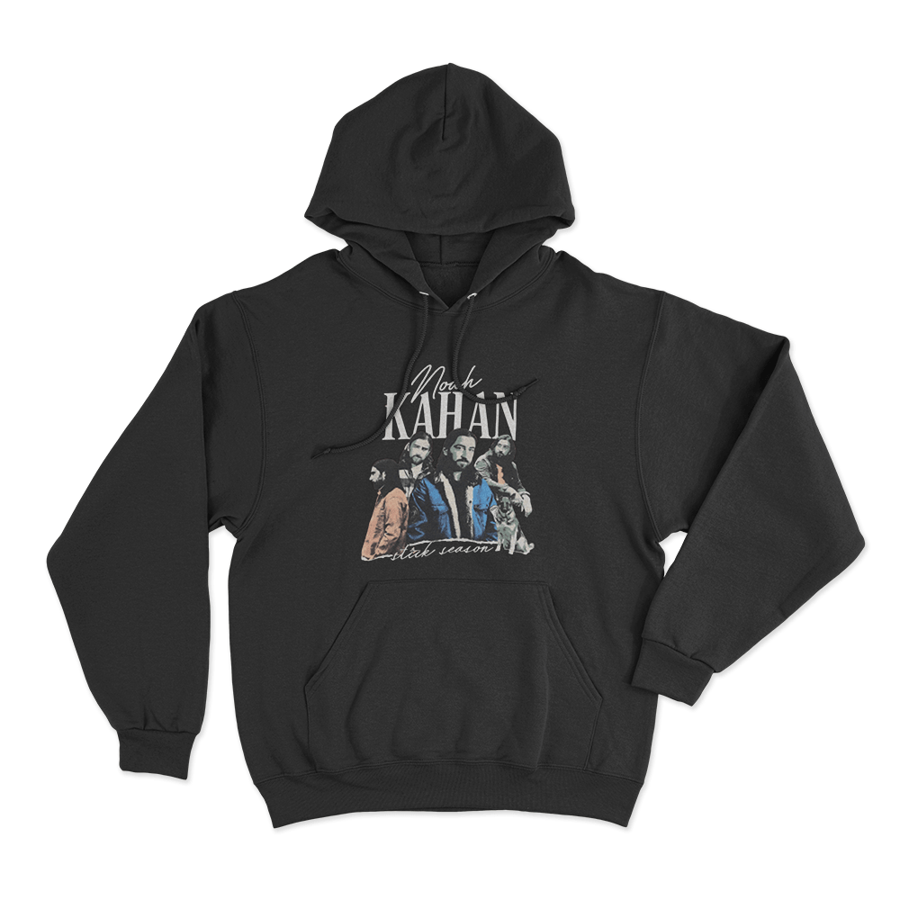 Folk Portrait Hoodie Black Folk Portrait Hoodie Black