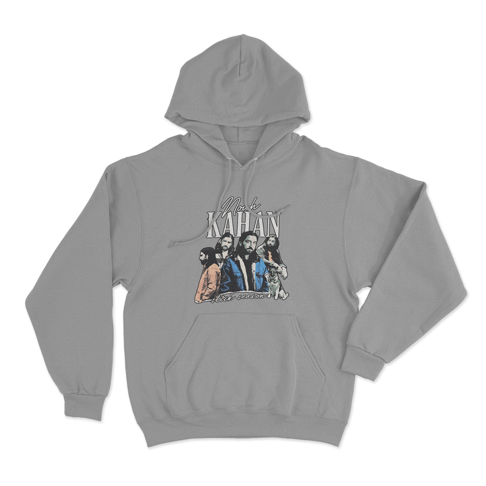 Folk Portrait Hoodie Grey Folk Portrait Hoodie Grey