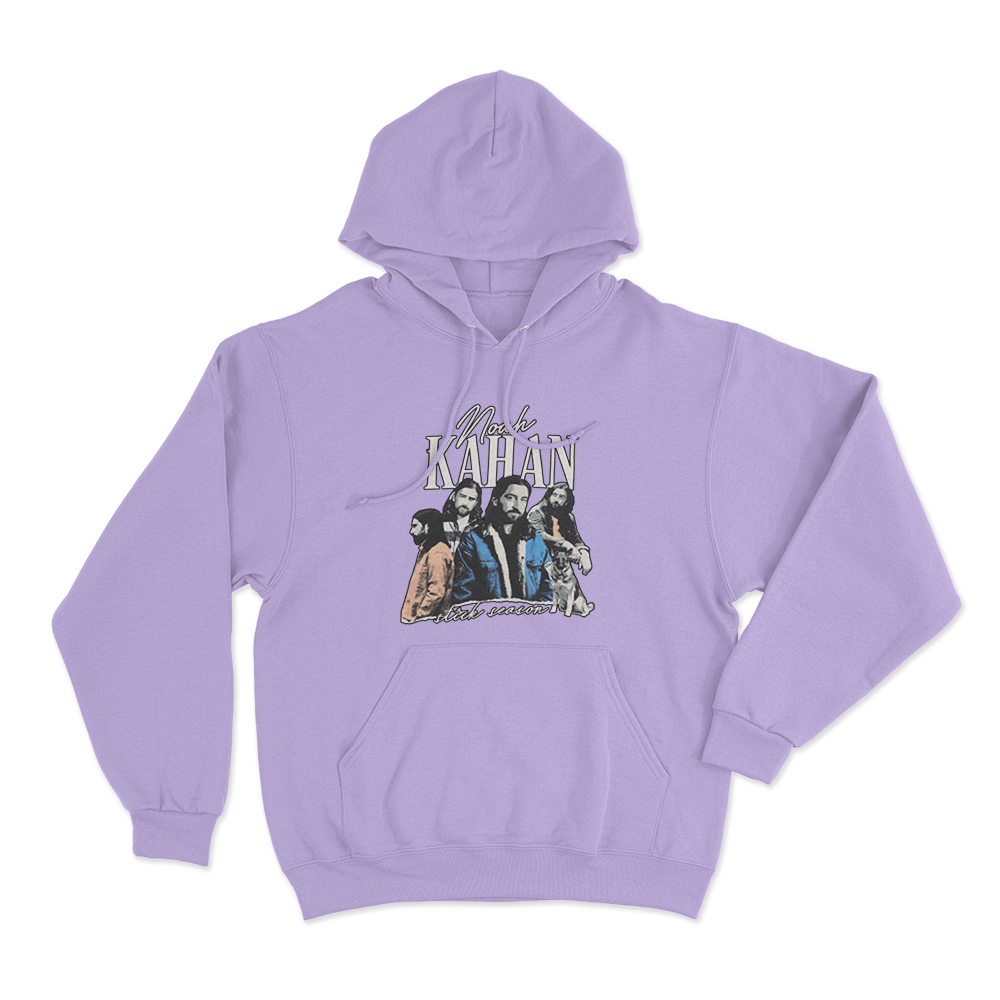 Folk Portrait Hoodie Purple Folk Portrait Hoodie Purple