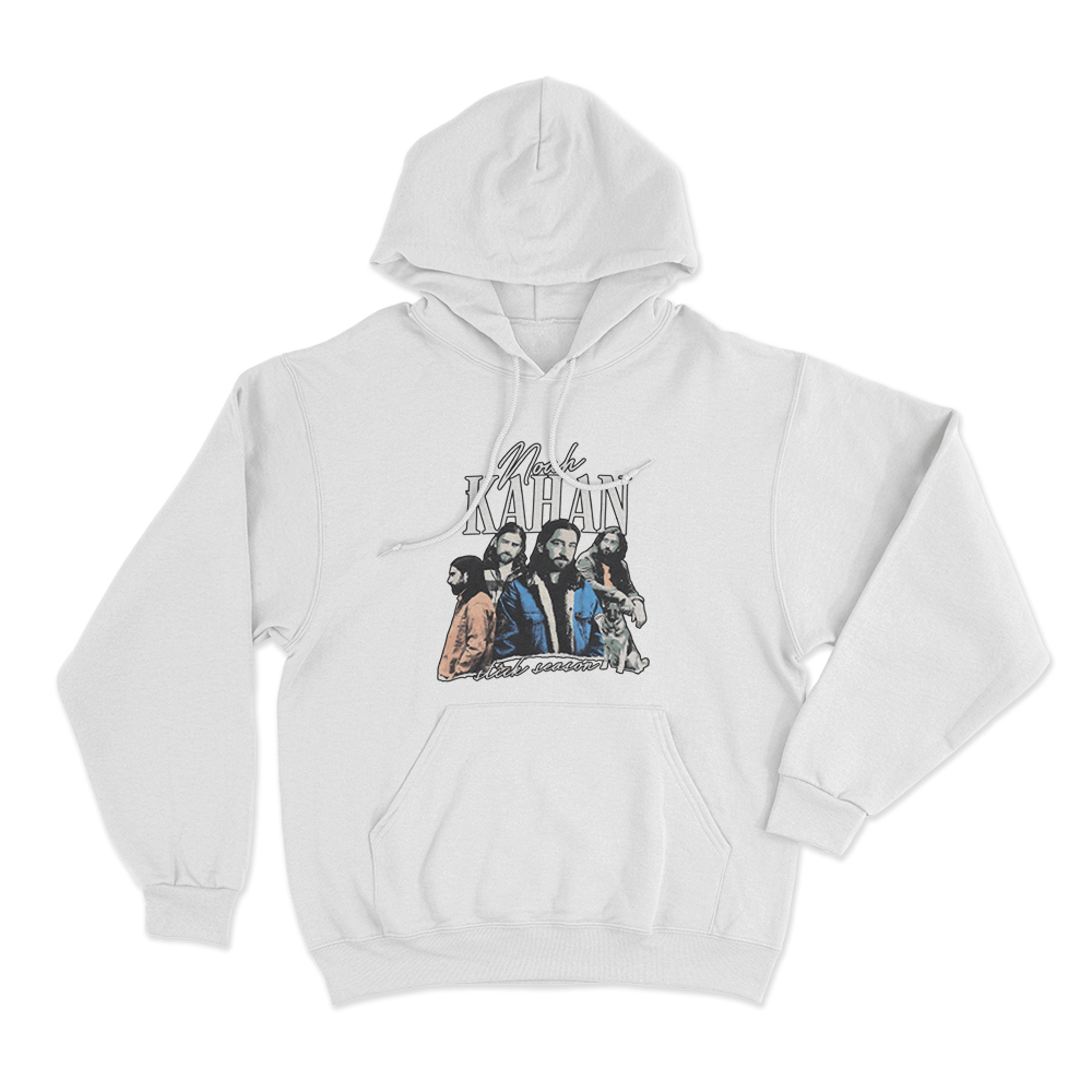 Folk Portrait Hoodie White Folk Portrait Hoodie White