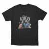 Folk Portrait T Shirt Black