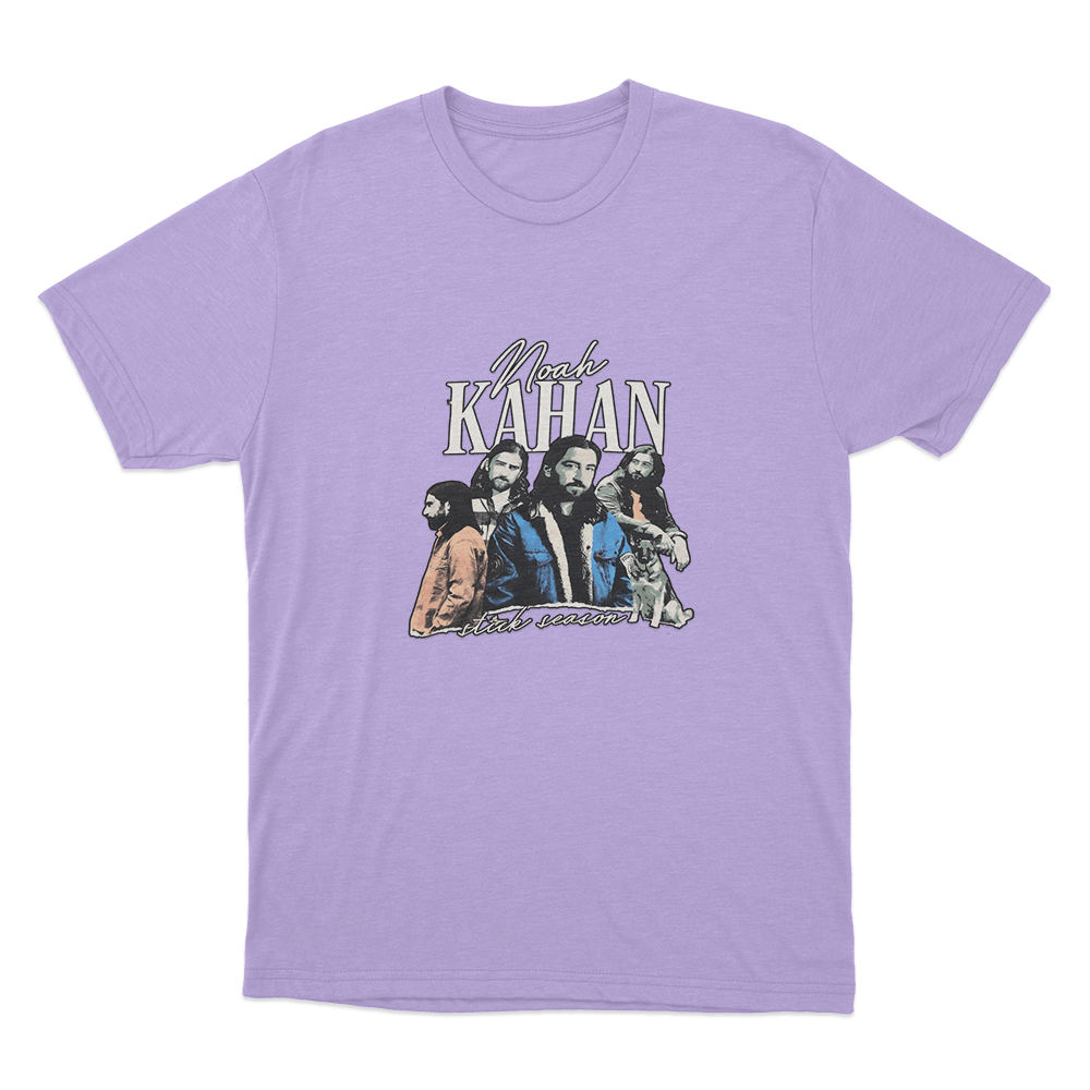 Folk Portrait T Shirt Purple Folk Portrait T Shirt Purple