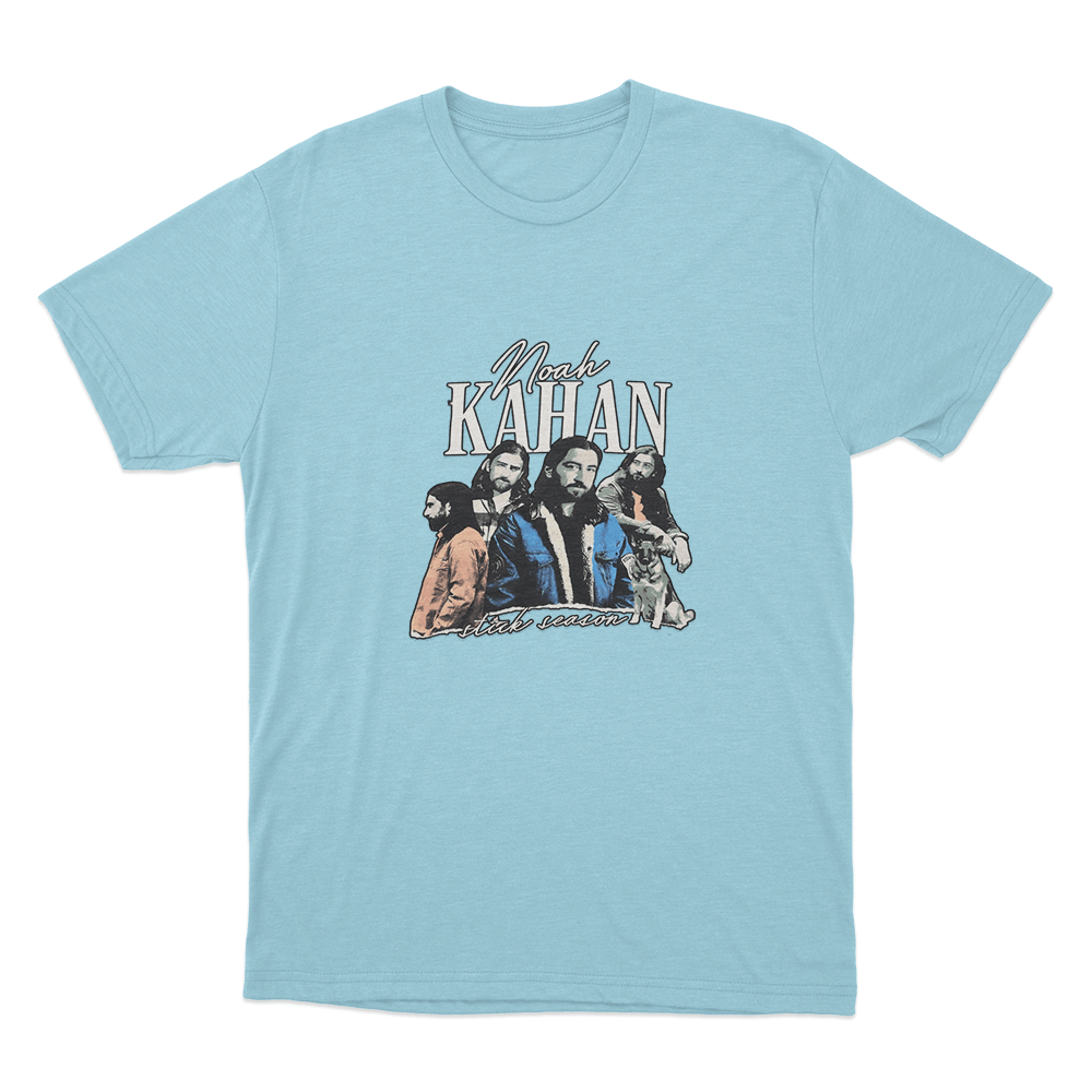 Folk Portrait T Shirt Sky Blue Folk Portrait T Shirt Sky Blue