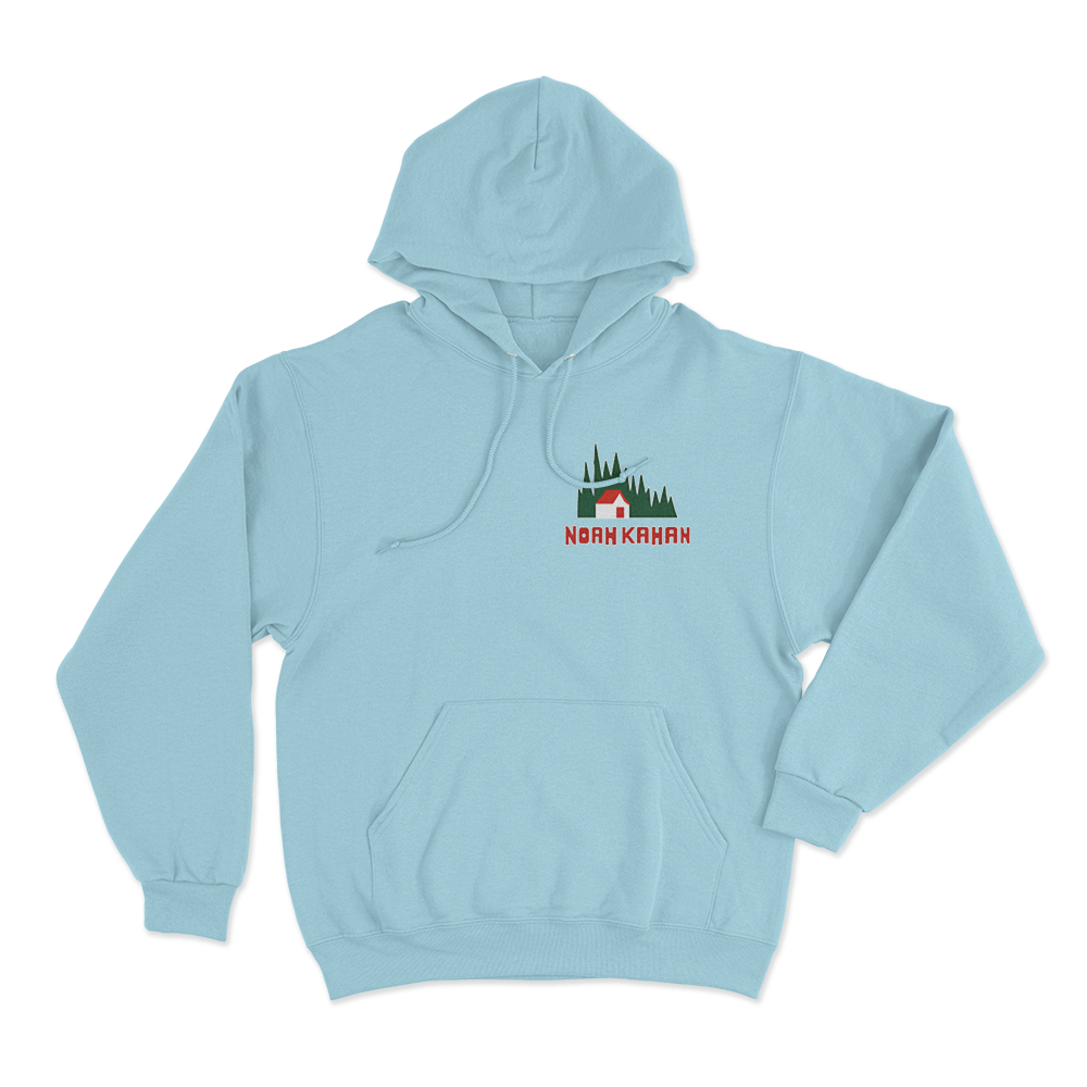 Forest Cabin Hoodie Sky Blue Forest Cabin Hoodie Sky Blue
