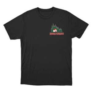 Forest Cabin T Shirt Black