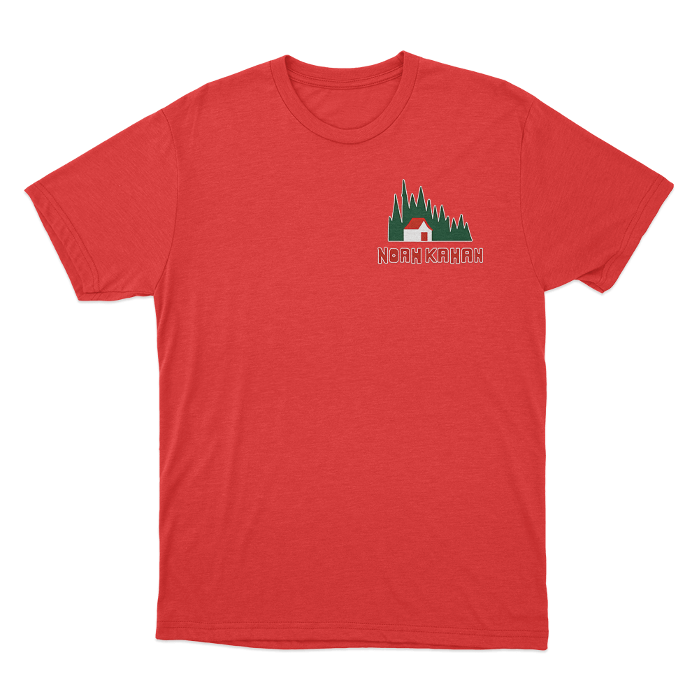 Forest Cabin T Shirt Red Forest Cabin T Shirt Red