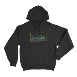 Forest Frame Hoodie Black