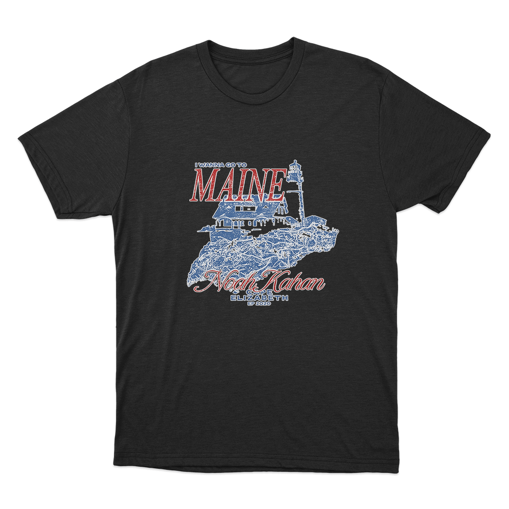 Maine Lighthouse T Shirt Black Maine Lighthouse T Shirt Black