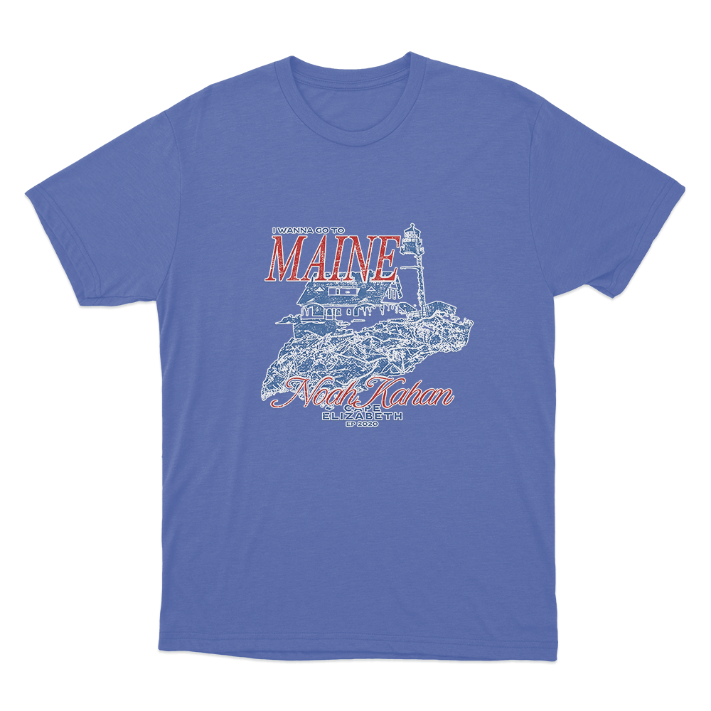 Maine Lighthouse T Shirt Blue Maine Lighthouse T Shirt Blue