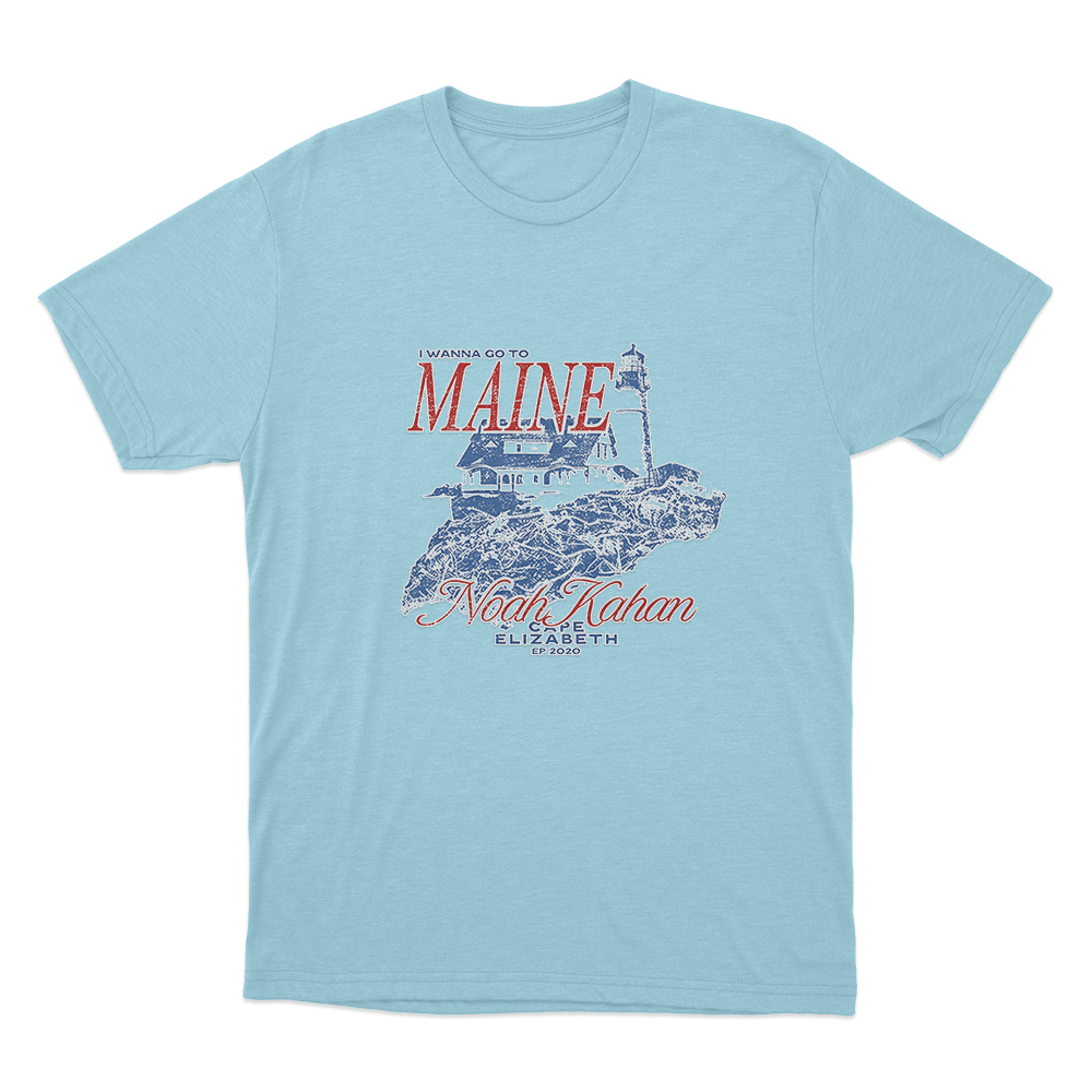 Maine Lighthouse T Shirt Sky Blue Maine Lighthouse T Shirt Sky Blue