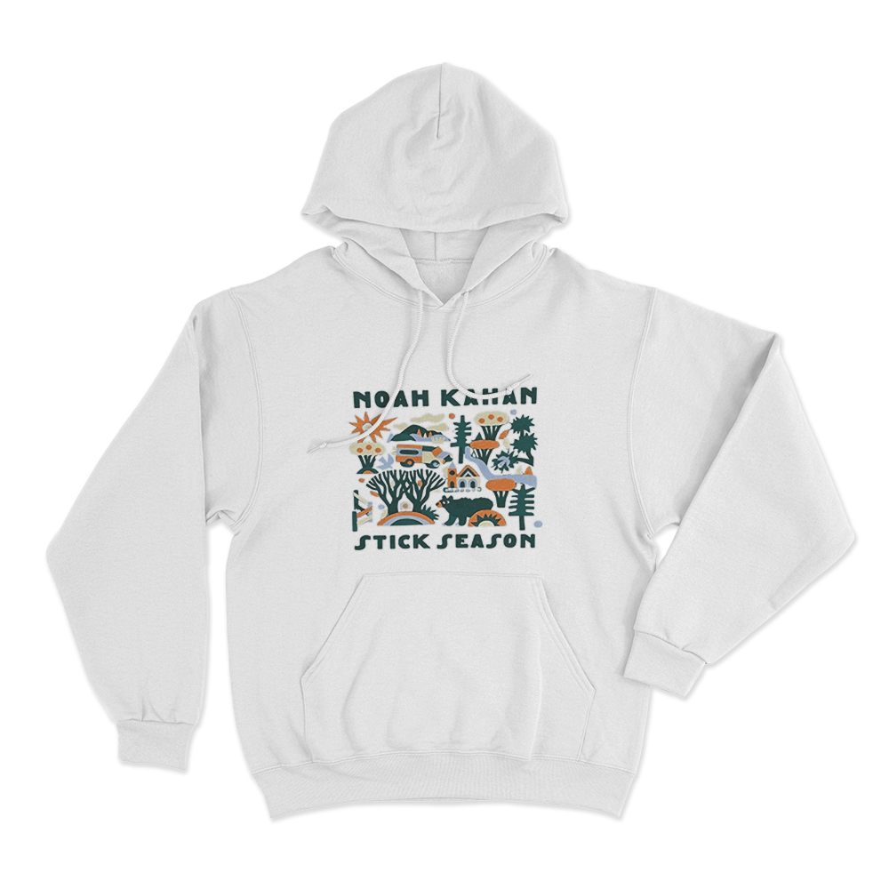 Stick Season Hoodie White Stick Season Hoodie White