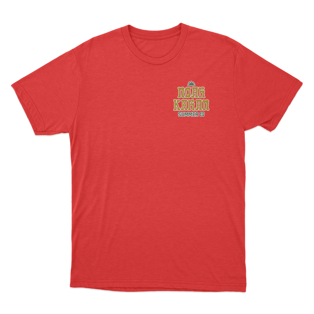 Summer Tour T Shirt Red Summer Tour T Shirt Red
