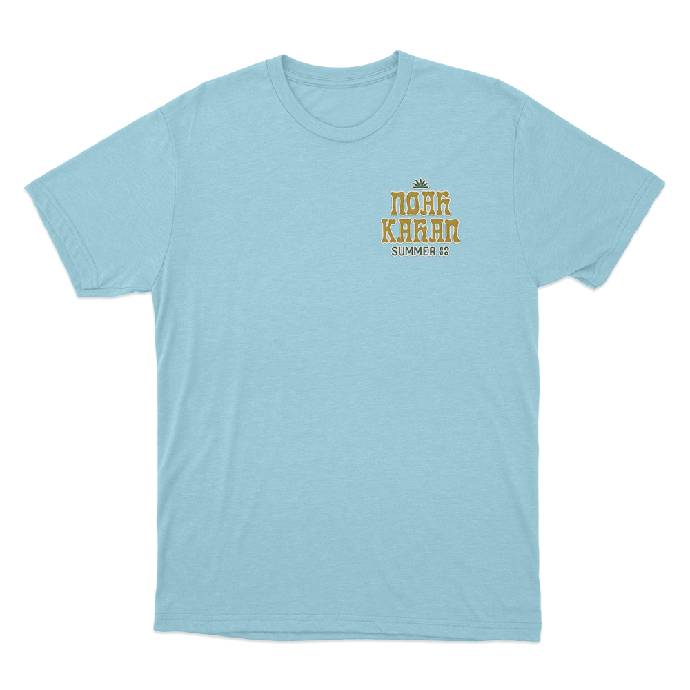 Summer Tour T Shirt Sky Blue Summer Tour T Shirt Sky Blue