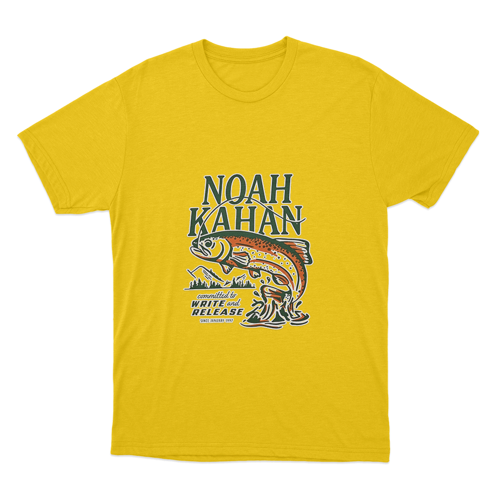 Trout Spirit T Shirt Yellow Trout Spirit T Shirt Yellow